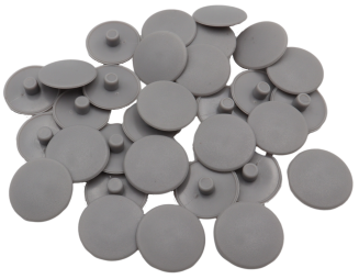 Zaślepka Ø 15 mm do mimośrodu – ciemny szary, wciskana maskująca. - 2