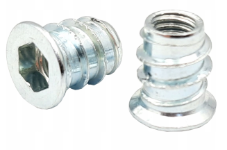 Stopka meblowa M6×22 mm + Mufa wkręcana M6×13 mm, zestaw 20 szt. - 3