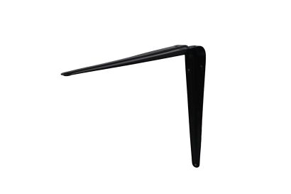 Wspornik stalowy do półek LOFT 200 × 250 mm – czarny.
