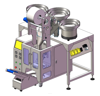 Maszyna, automat pakujący z 3 podajnikami - 3