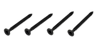 Czarne wkręty stożkowe 3,5×40 mm – zestaw 20 sztuk. - 2