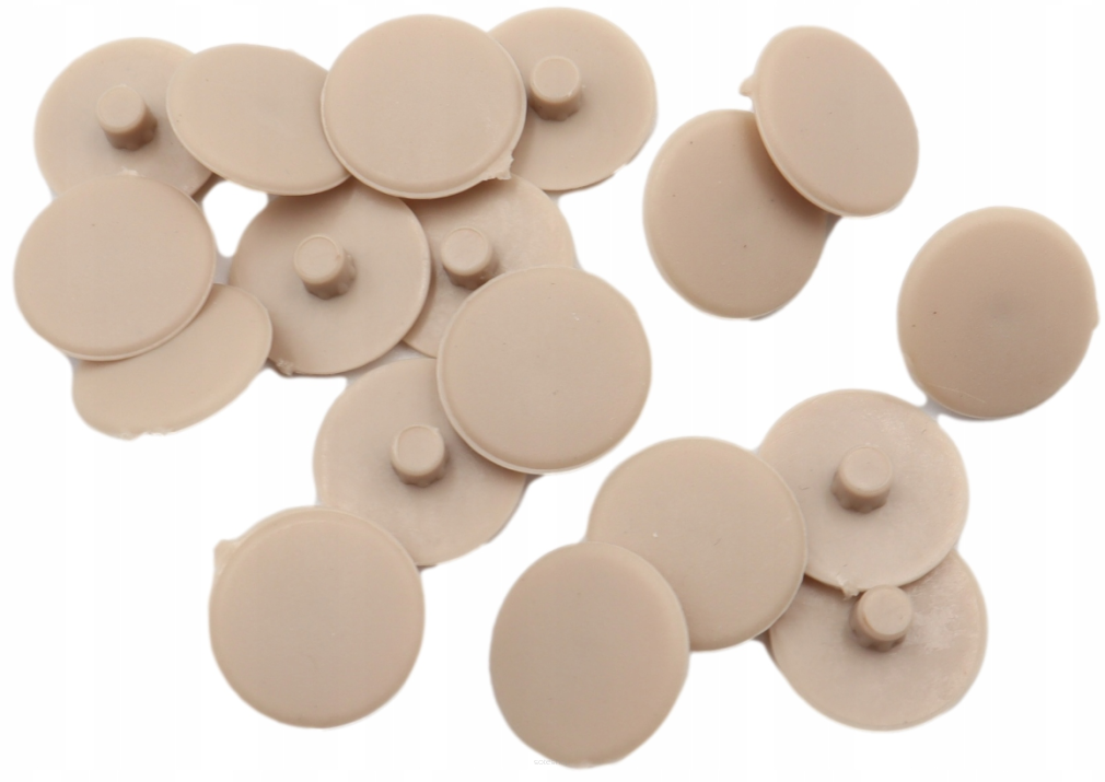 Zaślepka Ø 15 mm do mimośrodu – sonoma, wciskana maskująca.