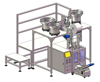 Maszyna, automat pakujący z 3 podajnikami + dorzut ręczny - 3