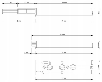 Odbojnik TITUS PUSH-TO-OPEN z gumową końcówką. - 4