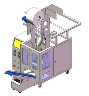 Stół do konfekcji ręcznej ze zgrzewarką z 4 przegrodami - 3