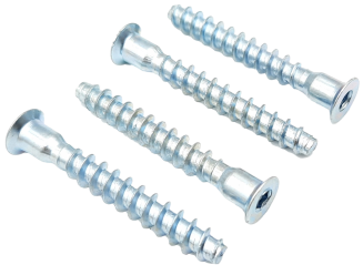 Konfirmat meblowy 7 × 40 mm – wkręt montażowy do korpusów i szafek. - 2