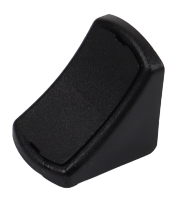 Kątownik meblowy pojedynczy do półek – komandorek czarny.