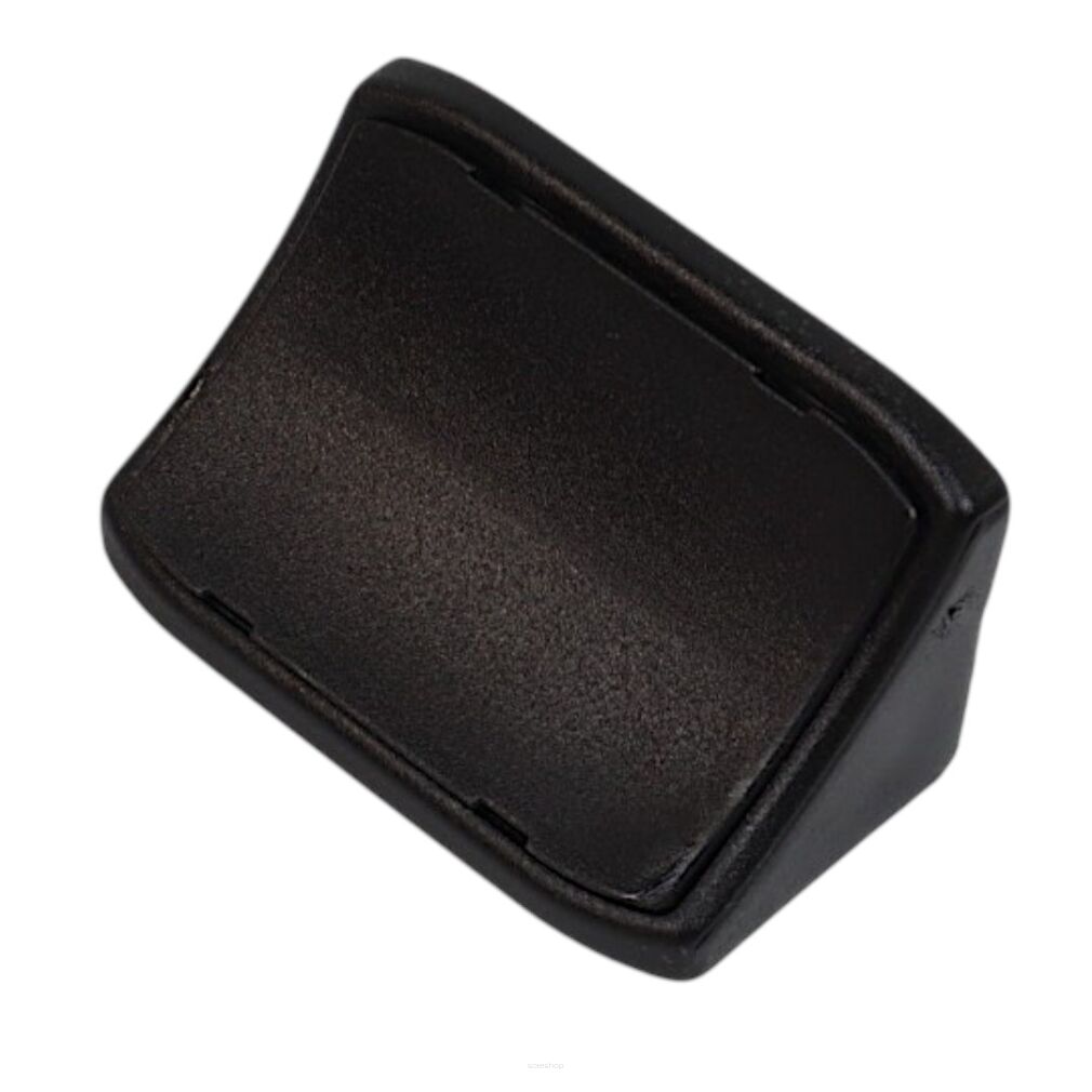 Kątownik podwójny z zaślepką – podpórka do półki, komandorek czarny.