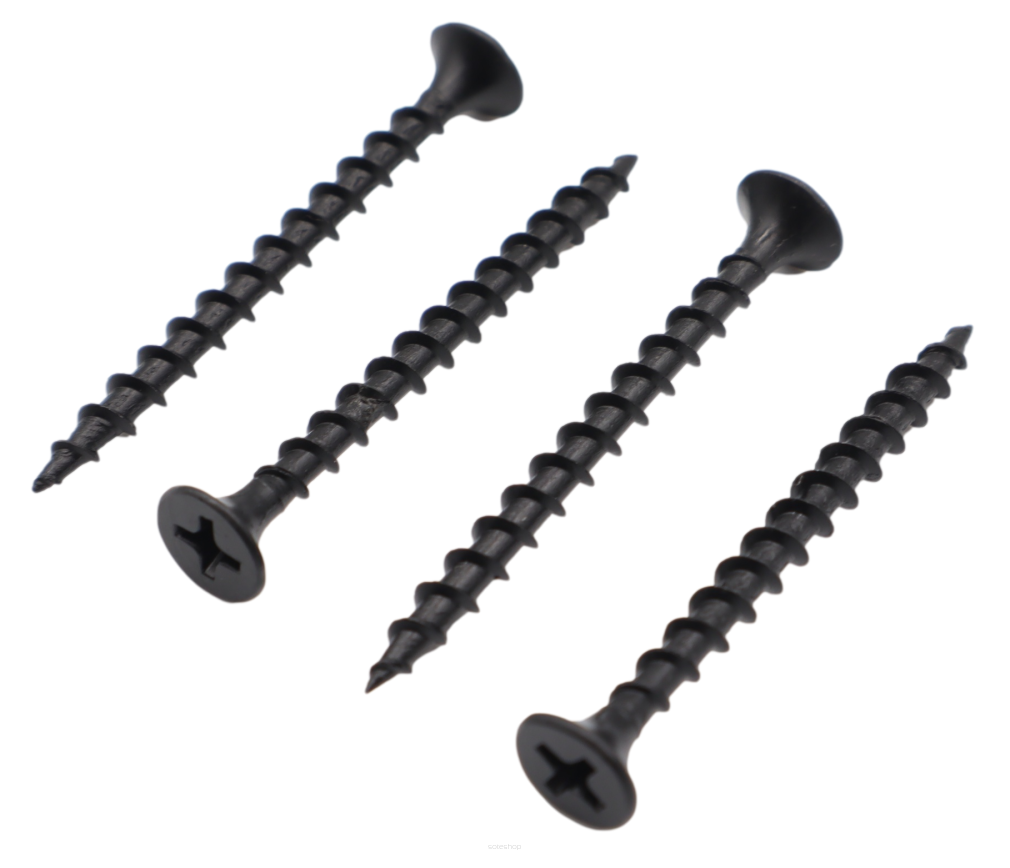 Wkręty fosfatowe 3,5 × 35 mm – czarne.