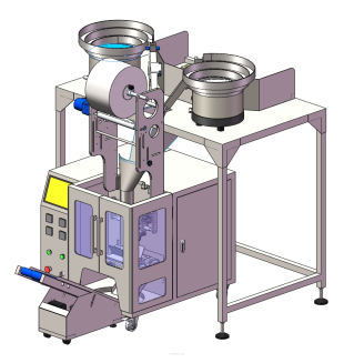 Maszyna, automat pakujący z 2 podajnikami + dorzut ręczny - 3