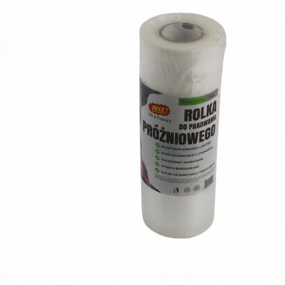 Rolka do pakowania próżniowego 15 × 600 cm – folia moletowana PA/PE, do żywności, sous-vide.