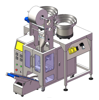 Maszyna, automat pakujący z 2 podajnikami - 3