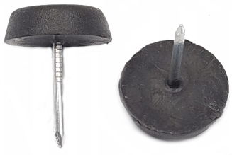 Ślizg pojedynczy z gwoździem, czarny. - 2