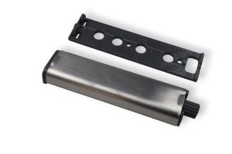 Odbojnik GTV PUSH TO OPEN z końcówką kauczukową, w metalowej obudowie. - 2