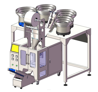 Maszyna, automat pakujący z 4 podajnikami - 3