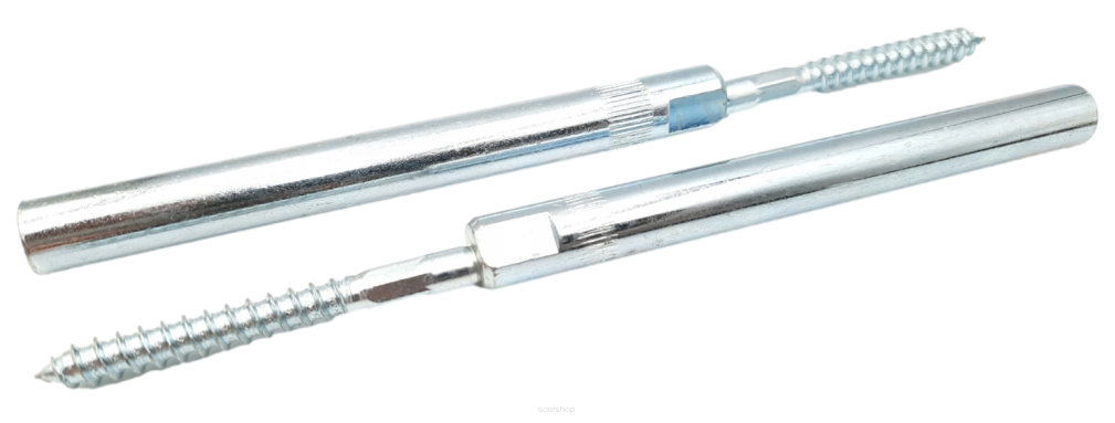 Mocowanie półki niewidoczne 185/120 mm, stal ocynkowana.